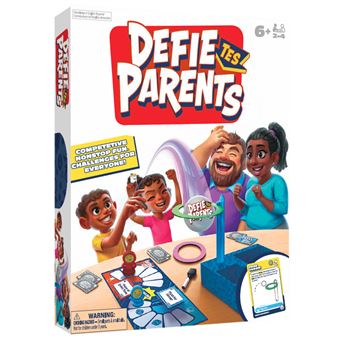 Défie Tes Parents – Jeu De Société Familial – Questions Culture Générale Et Défis Physiques – 2 Joueurs Et Plus – Dès 7 Ans