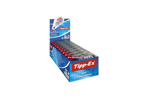 Tipp-ex Mini Pocket Mouse Rubans Correcteurs 6 m x 5 mm - Décors Assortis en Boîte - Lot de 10 - vue 1