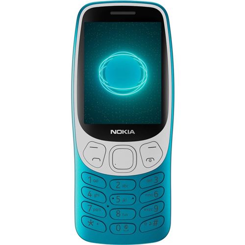 Téléphone portable basique Nokia 3210 2,4 4G Nano SIM 128 Mo Bleu
