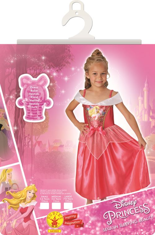 Costume classique Disney Sequin Arurore Taille M