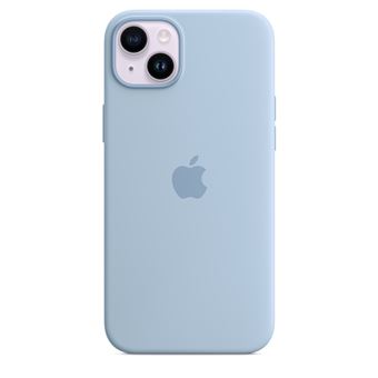 Apple - Coque de protection pour téléphone portable - compatibilité avec MagSafe - silicone - sky - pour iPhone 14 Plus