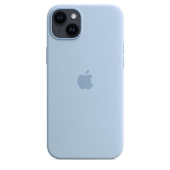 Apple - Coque de protection pour téléphone portable - compatibilité avec MagSafe - silicone - sky - pour iPhone 14 Plus