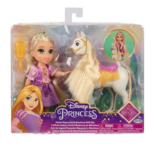 Poupée Disney Princess Coffret Raiponce et Maximus 15 cm