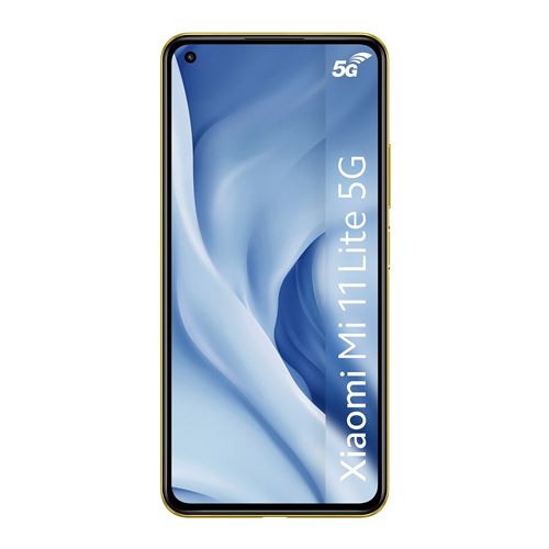 Smartphone Xiaomi Mi 11 Lite 6,55"" Double SIM 128 Go 5G Jaune État correct - Xiaomi reconditionné disponible sur Fnac