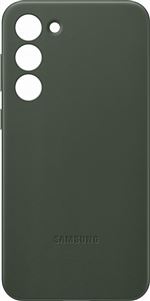 Coque en cuir pour Samsung Galaxy S23+ 5G Vert