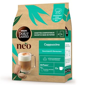 Pack 6 Capsules cappuccino Neo par Dolce Gusto Nescafé