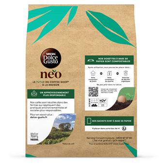 Pack 6 Capsules cappuccino Neo par Dolce Gusto Nescafé