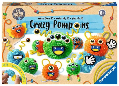 Kit créatif Ravensburger Crazy Pompons
