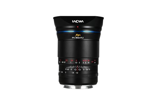 Objectif hybride Laowa Argus 28mm f/1.2 FF noir pour Sony FE