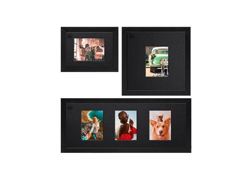 Set cadres photos Leica Sofort Tilleul Noir