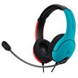 Casque Filaire Gaming PDP Airlite bleu et rouge pour Nintendo Switch