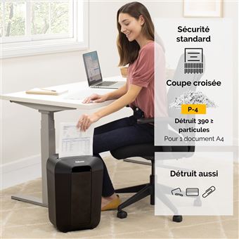 Fellowes Powershred LX70 - Destructeur de documents - coupe particules - 4 x 40 mm - P-4