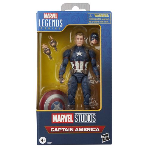 Hasbro Bleu Figurine Avengers: Endgame Marvel Legends Captain America - Image 6