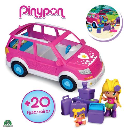 Poupée Pinypon Van avec figurines et accessoires