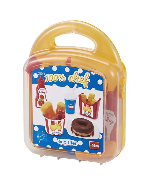 Playset Ecoiffier Valisette Nuggets et Donuts