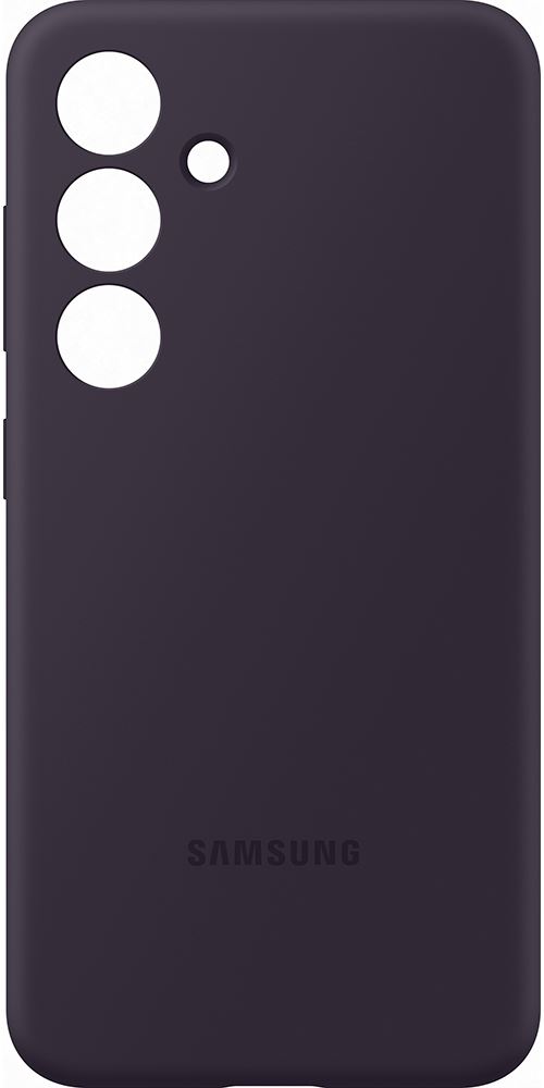 Coque en silicone pour Samsung Galaxy S24 Violet Foncé