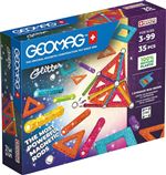 Jeu de construction Geomag Ecofriendly 35 Pcs Glitter