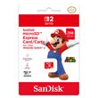 Carte mémoire micro SD express Nintendo Sandisk 256 Go Rouge
