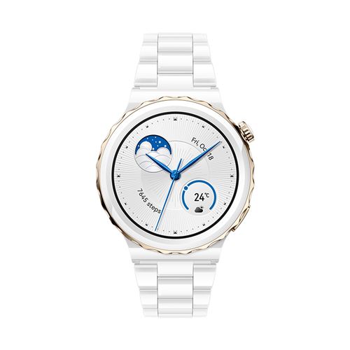 Smart Watch Huawei GT 3 Pro 43mm Elegant Wit Keramiek