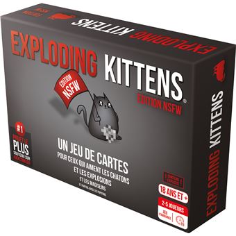 Jeu d’ambiance Asmodee Exploding Kittens Edition NSFW