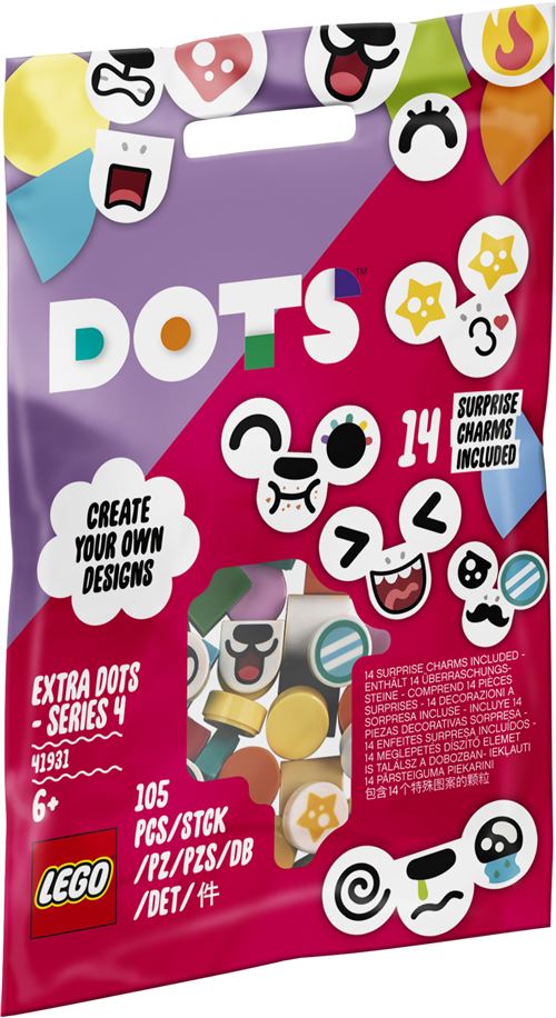 LEGO® DOTS™ 41931 Tuiles de décoration Série 4