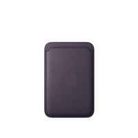 Apple Porte-cartes en tissage fin violet nuit avec MagSafe pour iPhone