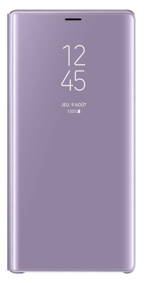 Etui avec fonction stand Samsung Clear View Violet pour Galaxy Note 9