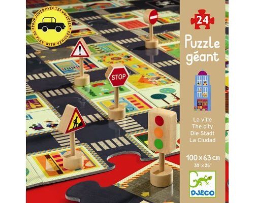 Acheter Puzzle Géant : 24 pièces - L'année - Djeco - Jeux de société - Le  Passe Temps