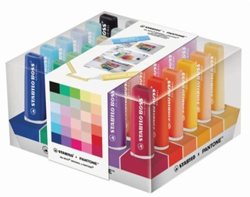Set 30 surligneurs Stabilo Boss Original et Pantone
