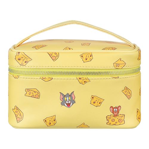Trousse à maquillage Miniso Tom et Jerry Jaune