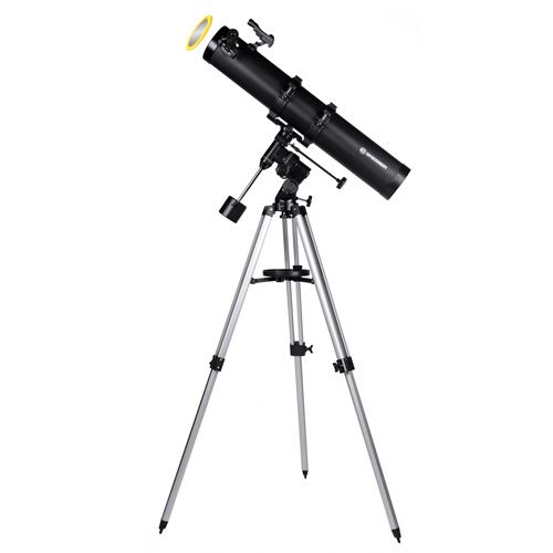 BRESSER Galaxia 114-900 T&eacute;lescope Newton EQ- Sky carbone Design