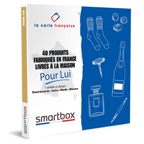 Coffret cadeau Smartbox Made in France pour Lui