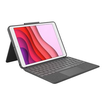 Etui clavier sans fil Logitech Combo Touch pour iPad 9ème génération, 8ème  génération et 7ème génération - Housse tablette