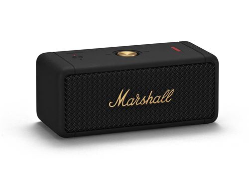 Enceinte Portable Marshall Emberton Noir et Laiton - Enceinte sans fil