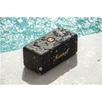 Marshall Emberton - Lautsprecher - tragbar - kabellos - Bluetooth - 20 Watt  - Schwarz, Messing - Kabelloser Lautsprecher - Einkauf & Preis | fnac  Schweiz