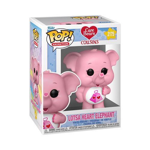 Figurine Funko Pop Animation Care Bears Cousins Lotsa Heart Elephant - vue 1