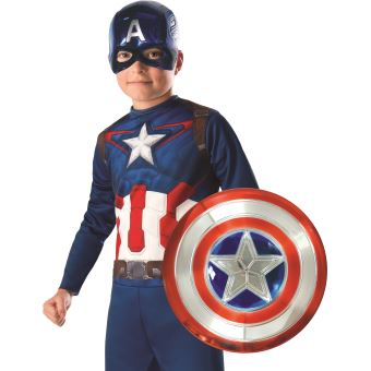 Bouclier en plastique metallise Marvel Avengers Captain America