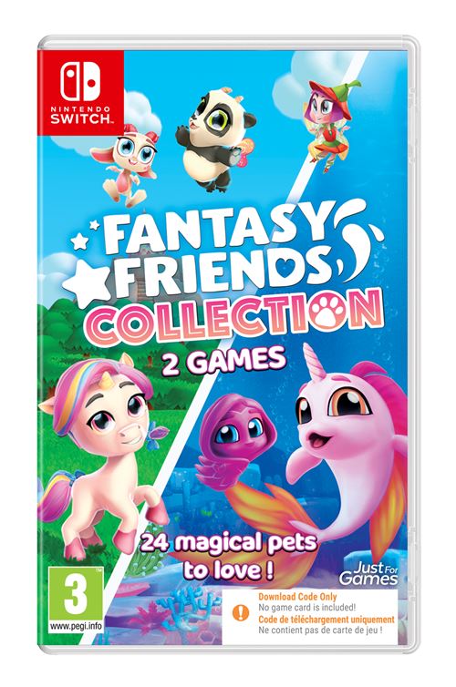 Fantasy Friends Collection 2 Games Code in a box Nintendo Switch