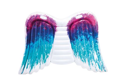 INTEX Luftmatratze Engelsflügel 216x155cm - Pool Lounge mit Griffen