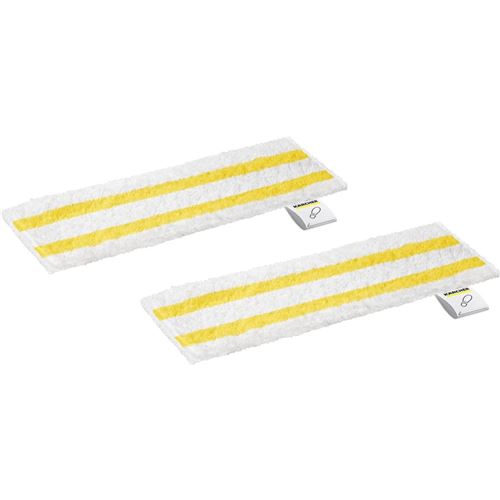 Karcher Kit 2 Serpillières Universelles Microfibress pour Buse Sol - Compatible Easyfix (Sc 1, Sc 2, Sc 3, Sc 4, Sc5)