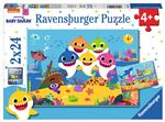 Puzzle enfant Ravensburger 2 x 24 pièces Baby Shark et sa famille