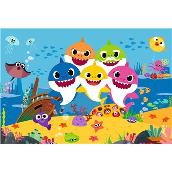 Puzzle enfant Ravensburger 2 x 24 pièces Baby Shark et sa famille