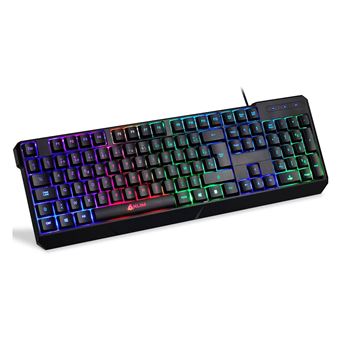 Clavier Gaming Klim Chrome Rgb Noir Clavier Achat Prix Fnac