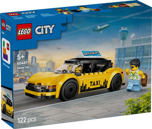 LEGO® City 60487 Le taxi jaune