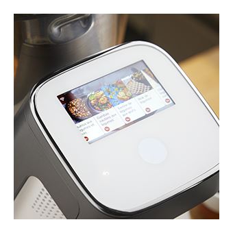 Robot cuiseur multifonctions Moulinex I-Companion Touch XL HF935E10 1550 W Gris et blanc