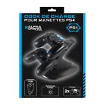 Base de charge 2 Manettes pour PS4 Alpha Omega Players Noir