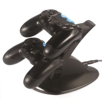 Base de charge 2 Manettes pour PS4 Alpha Omega Players Noir