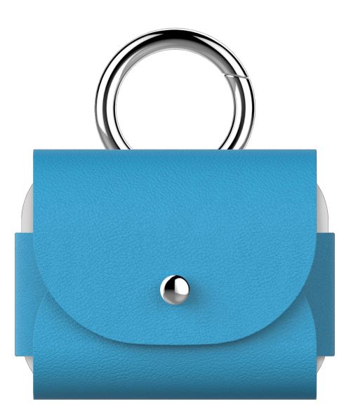 Étui en cuir pour AirPods Pro Artémise Pro Bleu