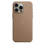 Coque en tissage fin avec MagSafe pour iPhone 15 Pro Max Taupe