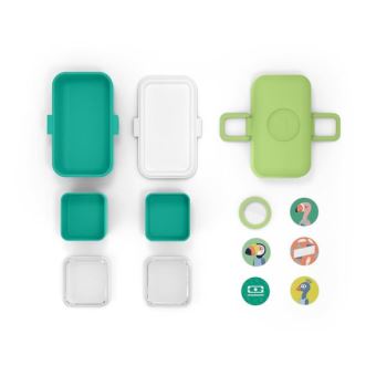 Bento des enfants Monbento Trésor Vert Apple